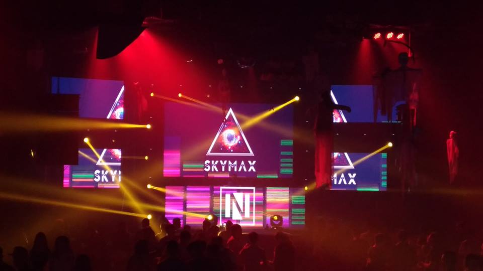 màn hình led tại chương trình skymax